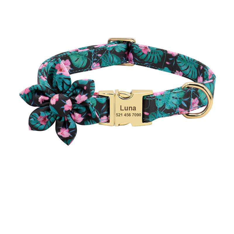 Fashion Printed Dog Collar