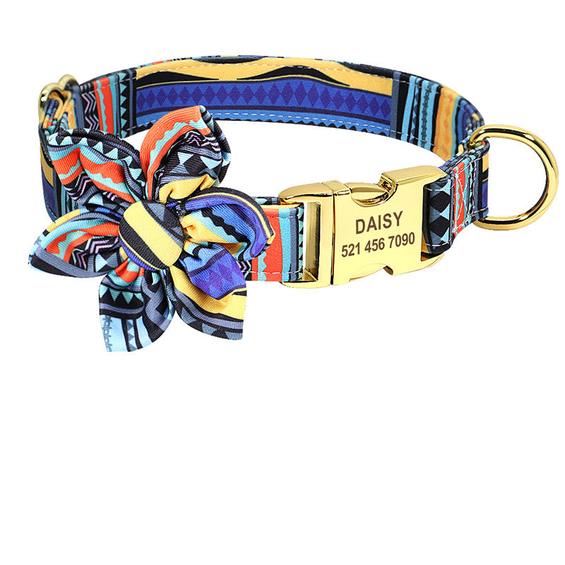 Fashion Printed Dog Collar