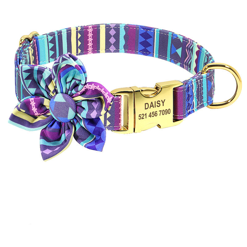 Fashion Printed Dog Collar