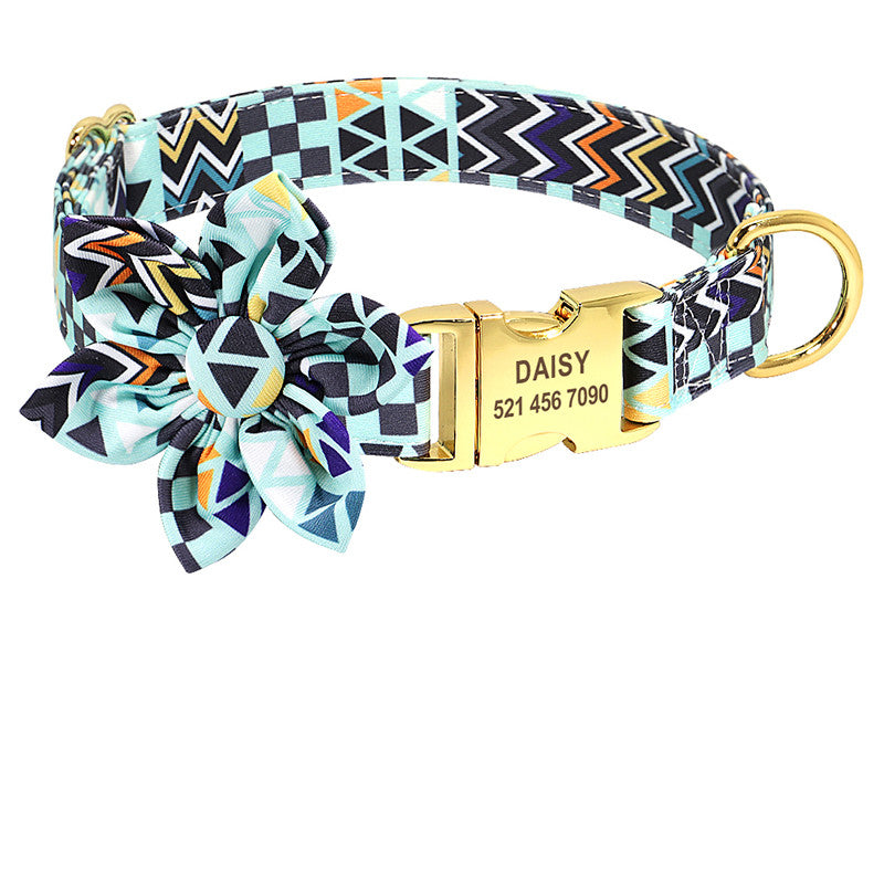 Fashion Printed Dog Collar