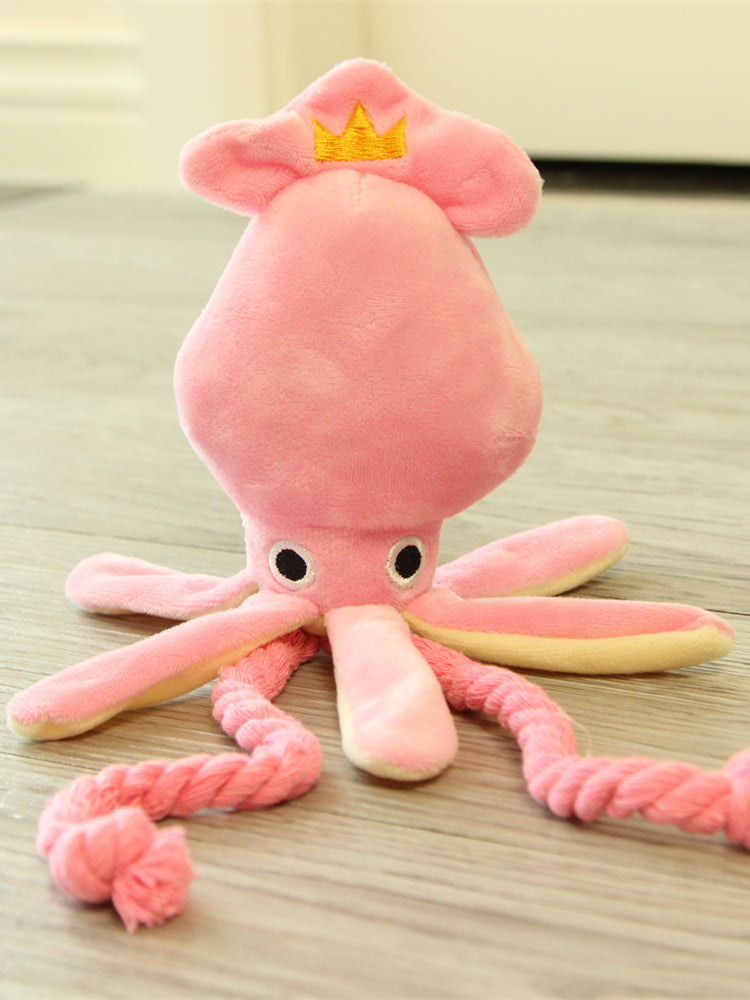 Octopus pet plush toy rope toy plush toys