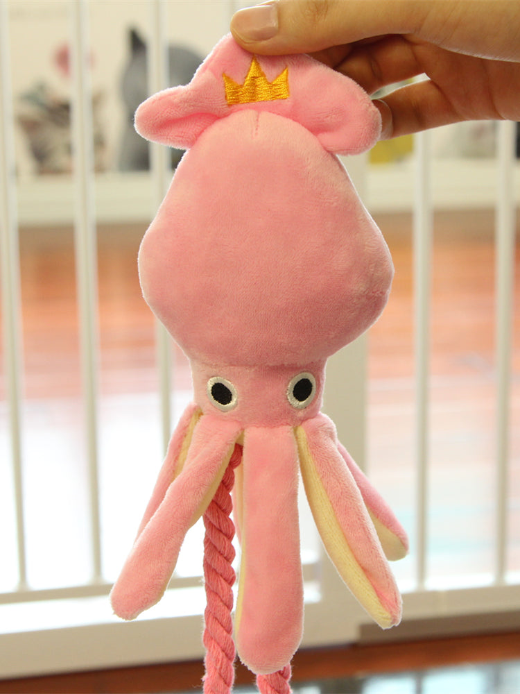 Octopus pet plush toy rope toy plush toys