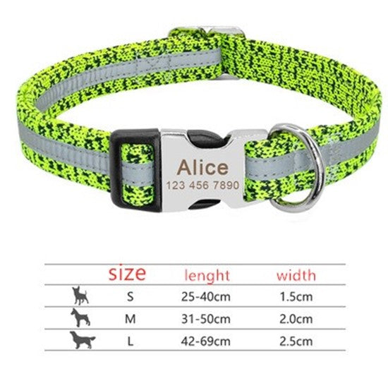 Adjustable Pet Collar for Tag