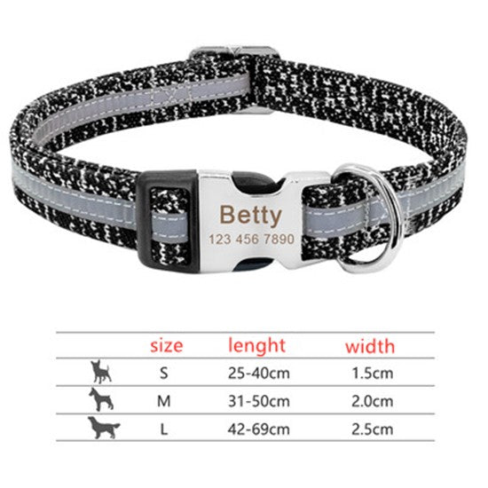 Adjustable Pet Collar for Tag