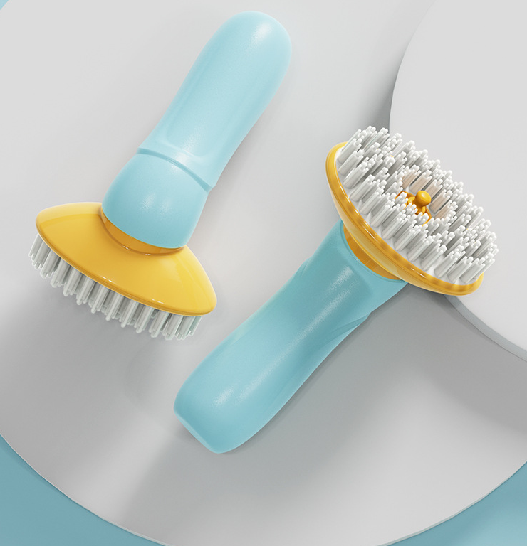 Hand-held Pet Bath Brush