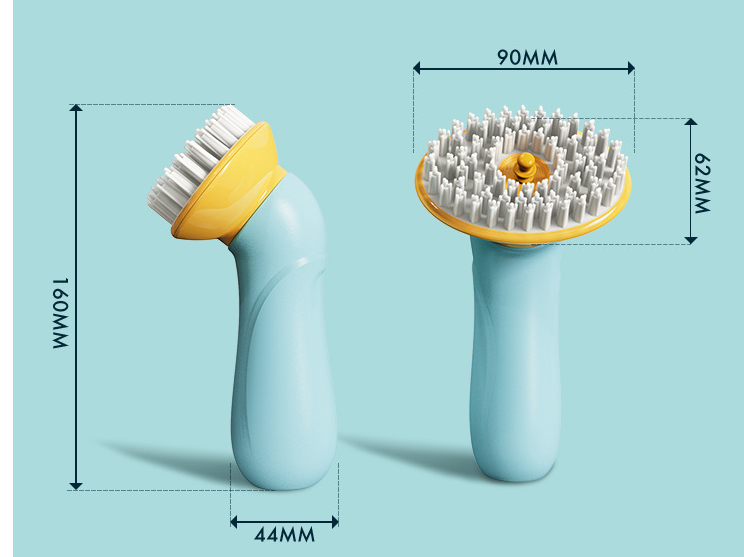 Hand-held Pet Bath Brush