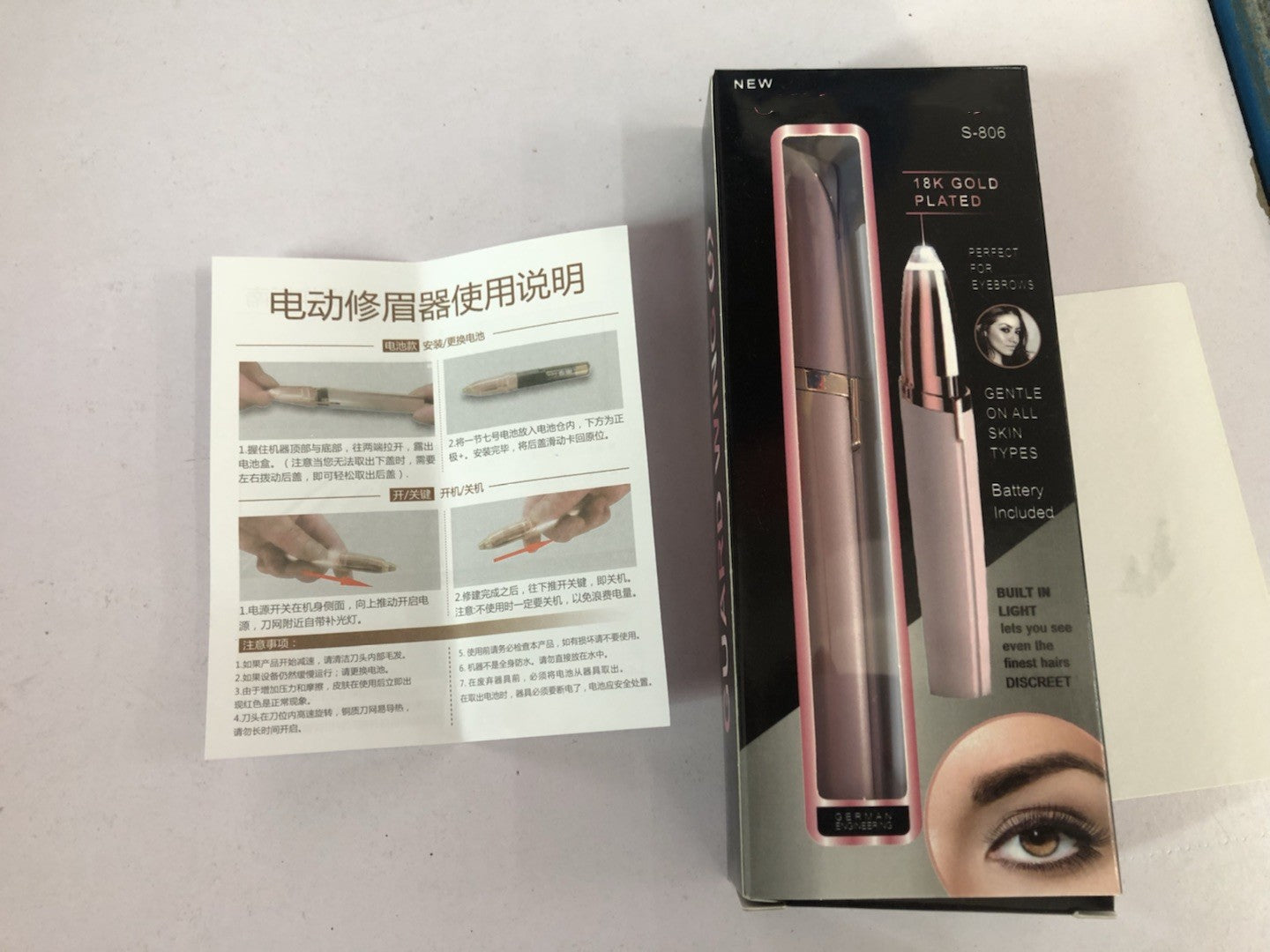 Brows Pen Hair Remover Painless Razor