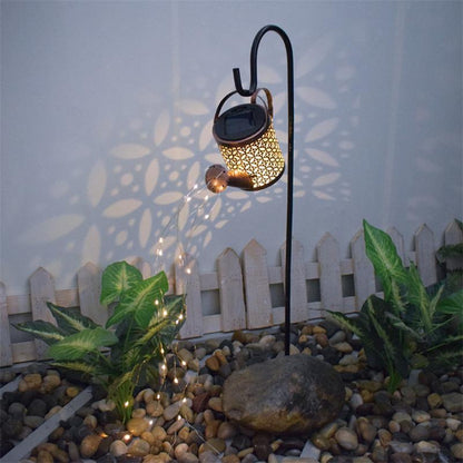 Outdoor Solar Watering Can Ornament Lamp