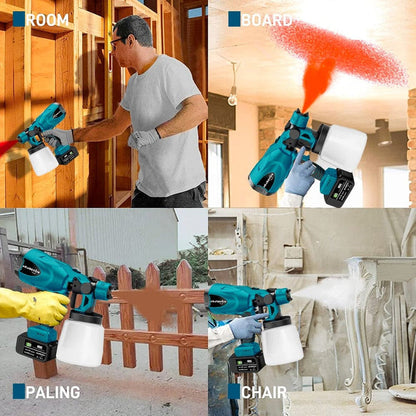 Cordless Automatic High-Pressure Paint Spray Gun