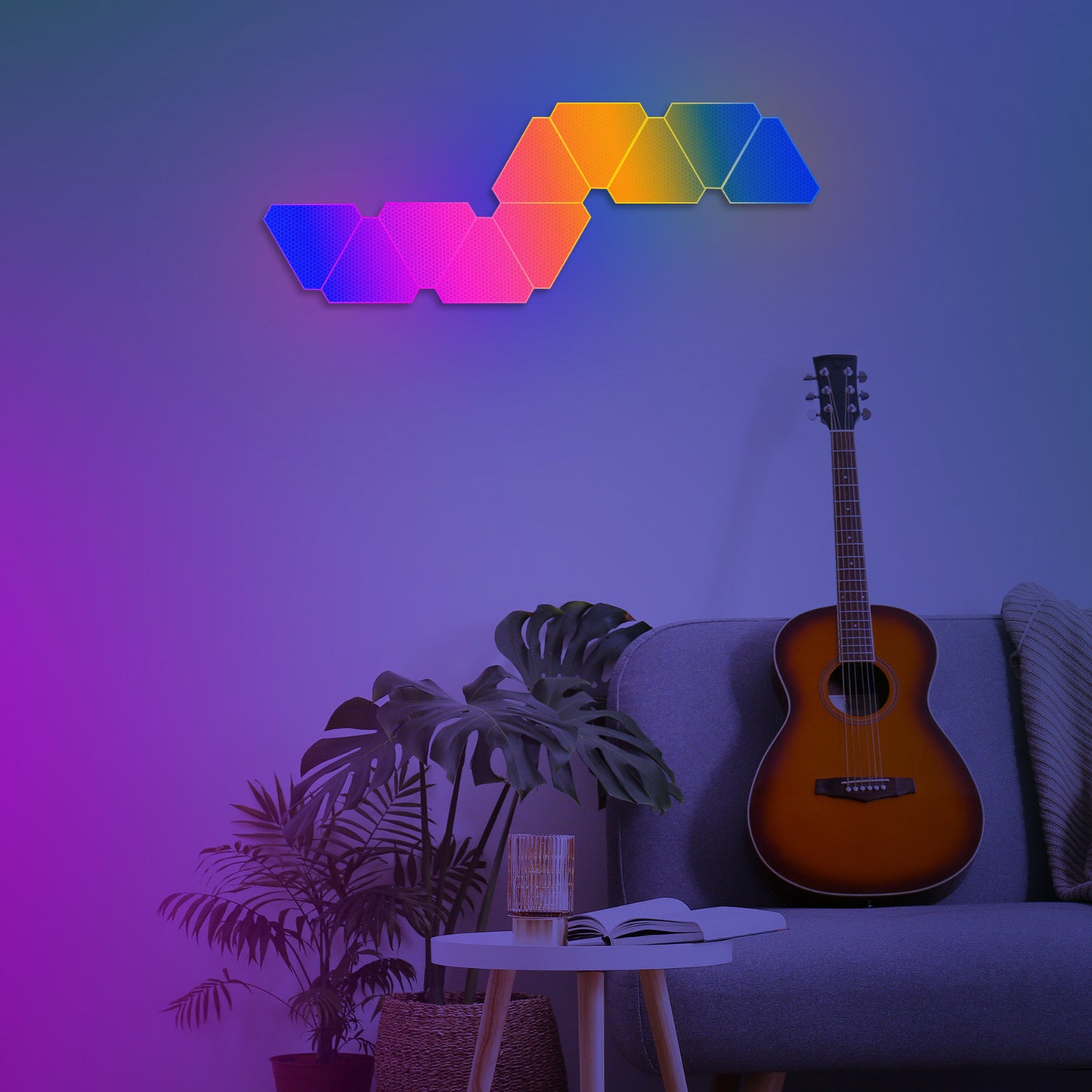 WiFi Music Triangle Intelligent Odd Light Board