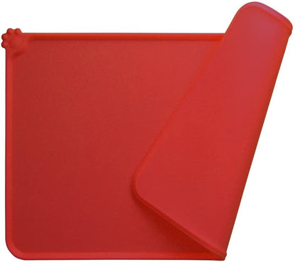 Silicone pet bowl placement mat