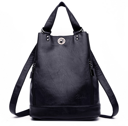 PU leather bucket bag