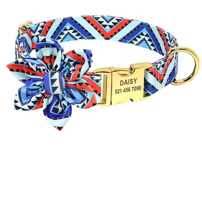 Fashion Printed Dog Collar