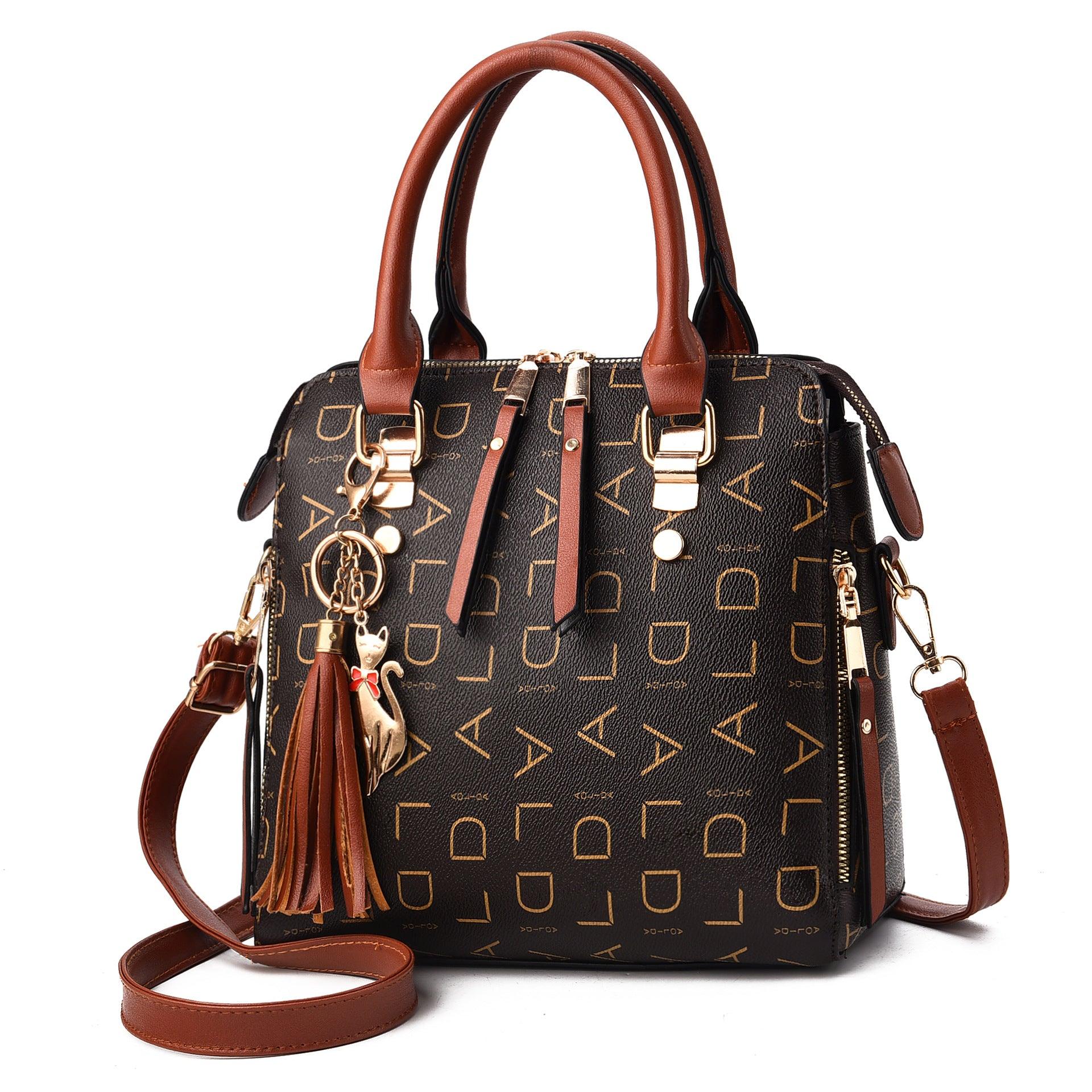 Large PU Leather Handbag Cross Bag - Envogue Brands