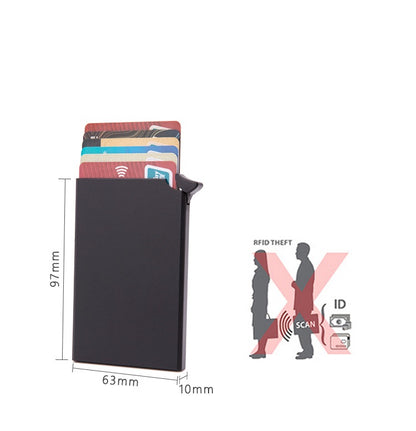 Metal Aluminum Anti-theft RFID Wallet