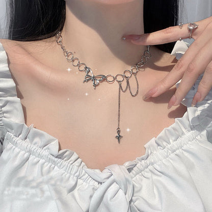 Butterfly Necklace Female Chain Clavicle Chain