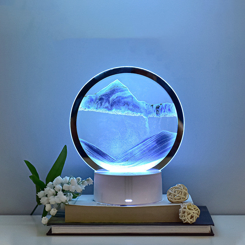 Quicksand Dynamic Decoration Hourglass Lamp