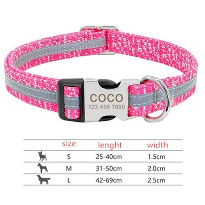 Adjustable Pet Collar for Tag