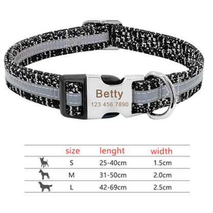 Adjustable Pet Collar for Tag