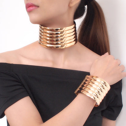 necklace choker bracelet set