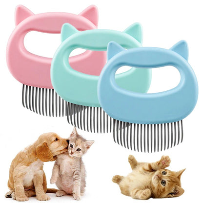 3 Colors Pet Cat Dog Massage Brush