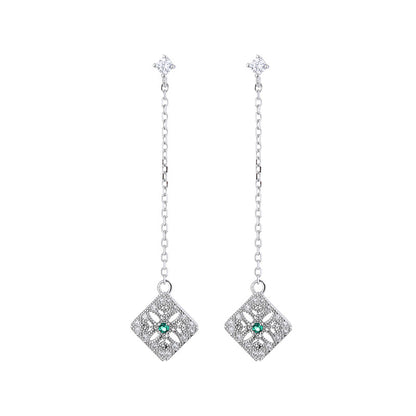 Emerald Diamond Earring Earrings