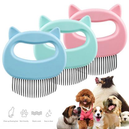 3 Colors Pet Cat Dog Massage Brush