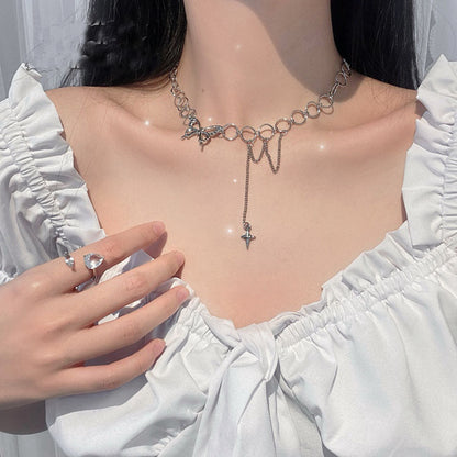 Butterfly Necklace Female Chain Clavicle Chain