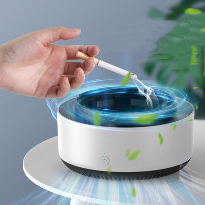 Ashtray with automatic purifier