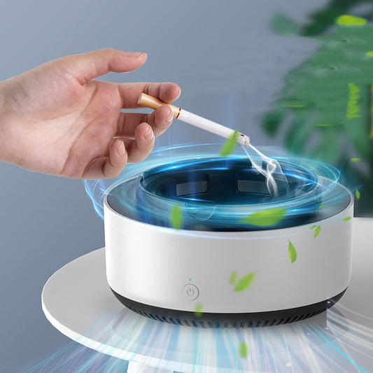 Ashtray with automatic purifier