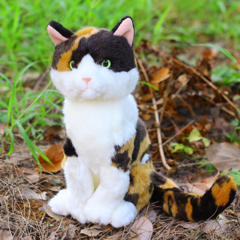 Simulated Cat Plush Toy Children Cognitive Pet plush toys