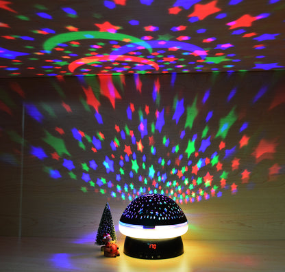 Colorful Remote Control Mushroom Sky Projector