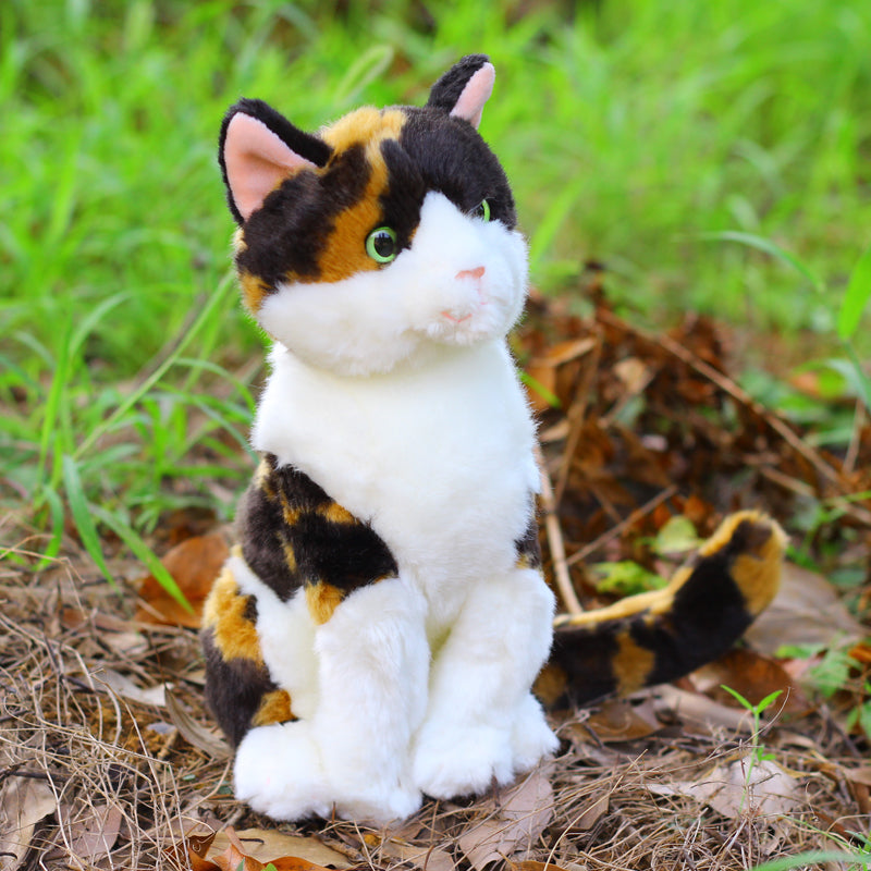 Simulated Cat Plush Toy Children Cognitive Pet plush toys