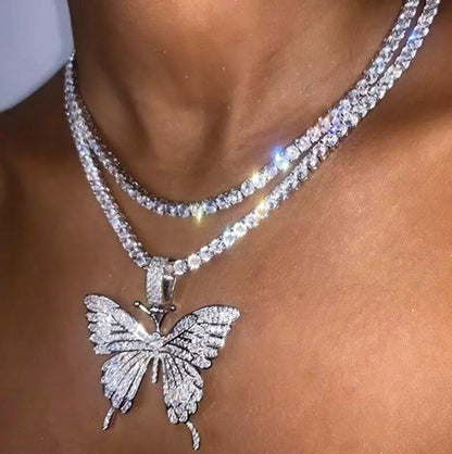 Butterfly Pendant Necklace